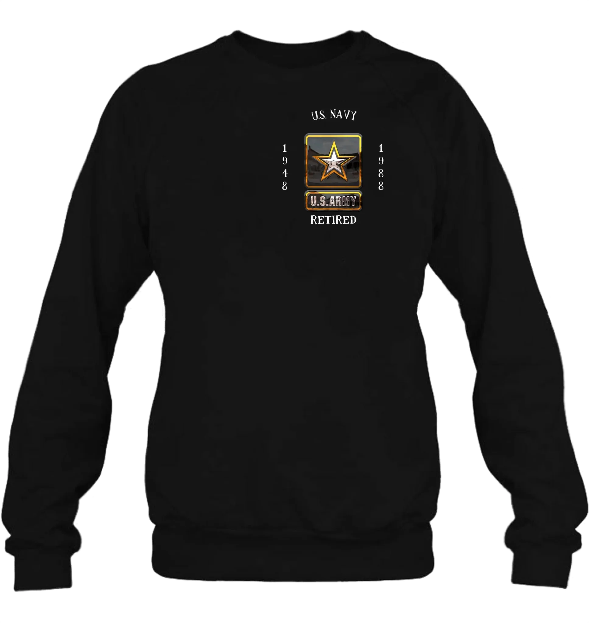 Personalized Retired Veteran Shirt/Hoodie - Father's Day Gift Idea for Veteran