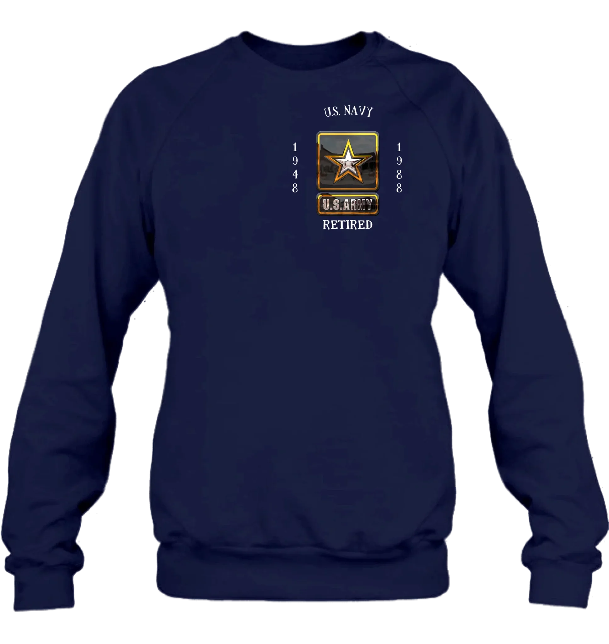 Personalized Retired Veteran Shirt/Hoodie - Father's Day Gift Idea for Veteran